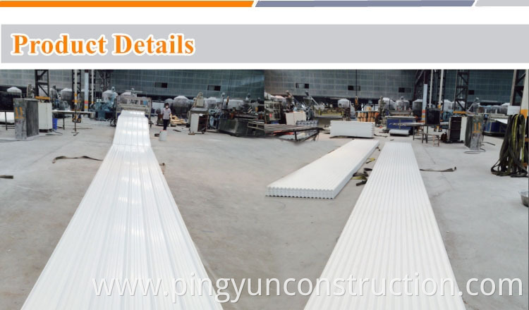Production of PVC roofing sheet